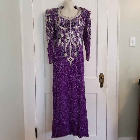 Vintage Sequins Originals Beaded Formal 